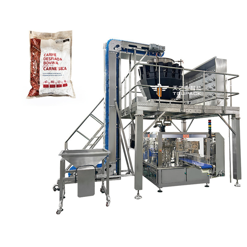 10'色タッチスクリーンで新鮮なリブプラスチックボックスパッケージング生産ライン