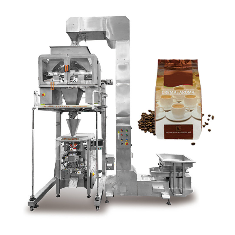 240g 480g 1kg コーティングされたピーナッツスタンド ザイパーポック ドイパック 梱包 乾燥した果物 スナック 多頭式秤 プリメイド バッグ 梱包機