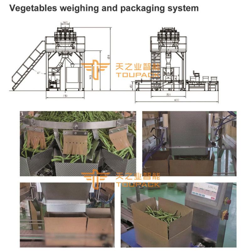 コンビウェイト マルチヘッド ウェージャー 500g 1kg 5kg マルチヘッド ウェージャー 梱包機 グリーンペッパー オレンジ カートン用 梱包機