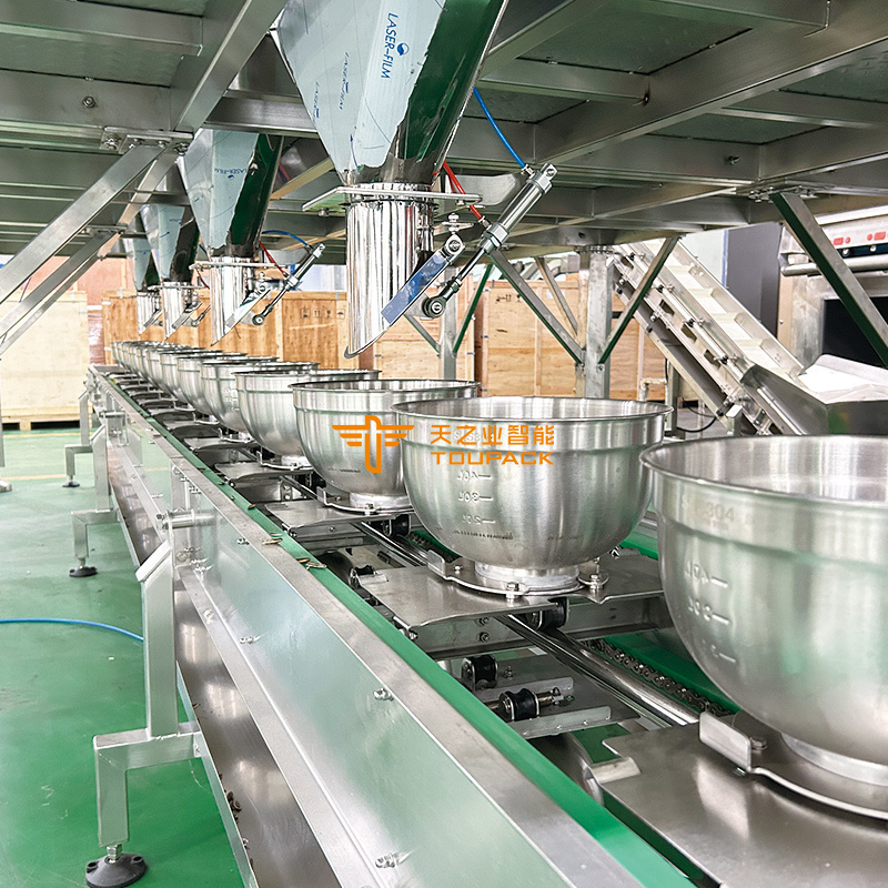 ボウル型コンベア機械 Z型エレベーター ステンレス鋼傾斜ボウルエレベーターコンベア 肉用冷凍食品