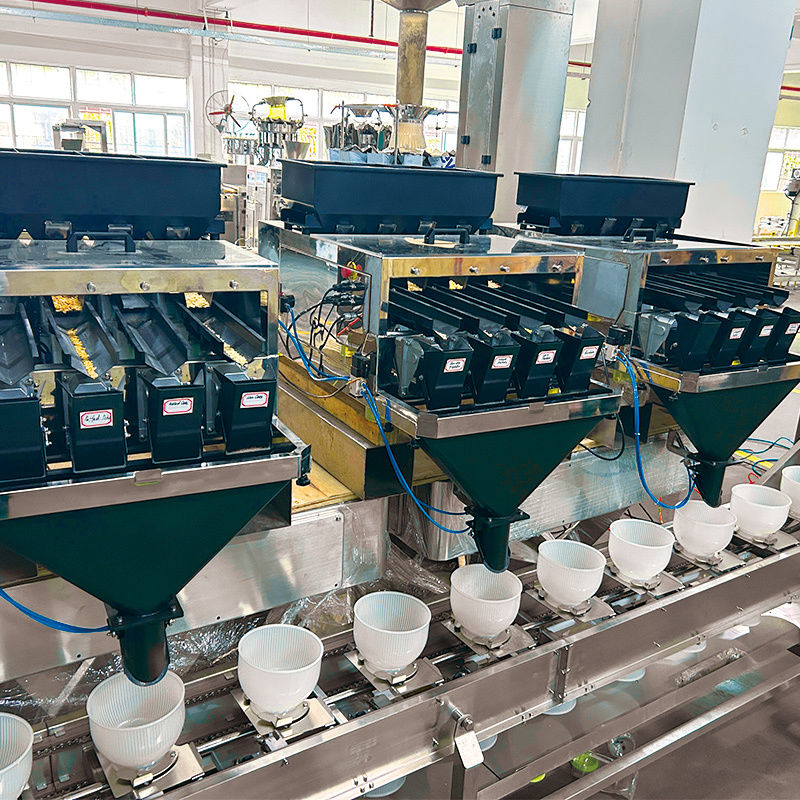 自動 10g-1000G ポッチ パロット 食品 梱包 機 砂糖 果物 香辛料 茶葉 袋 梱包 機 多頭 秤