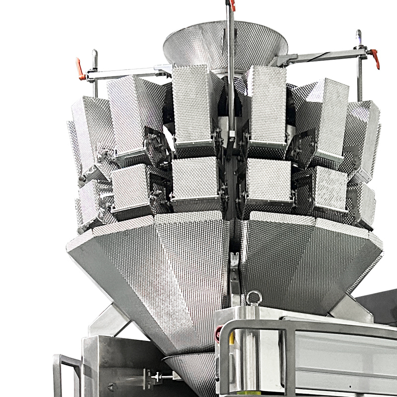 マルチヘッド計量機ザクロネットバッグクリッピングマシン生姜玉ねぎニンニクメッシュバッグ包装機