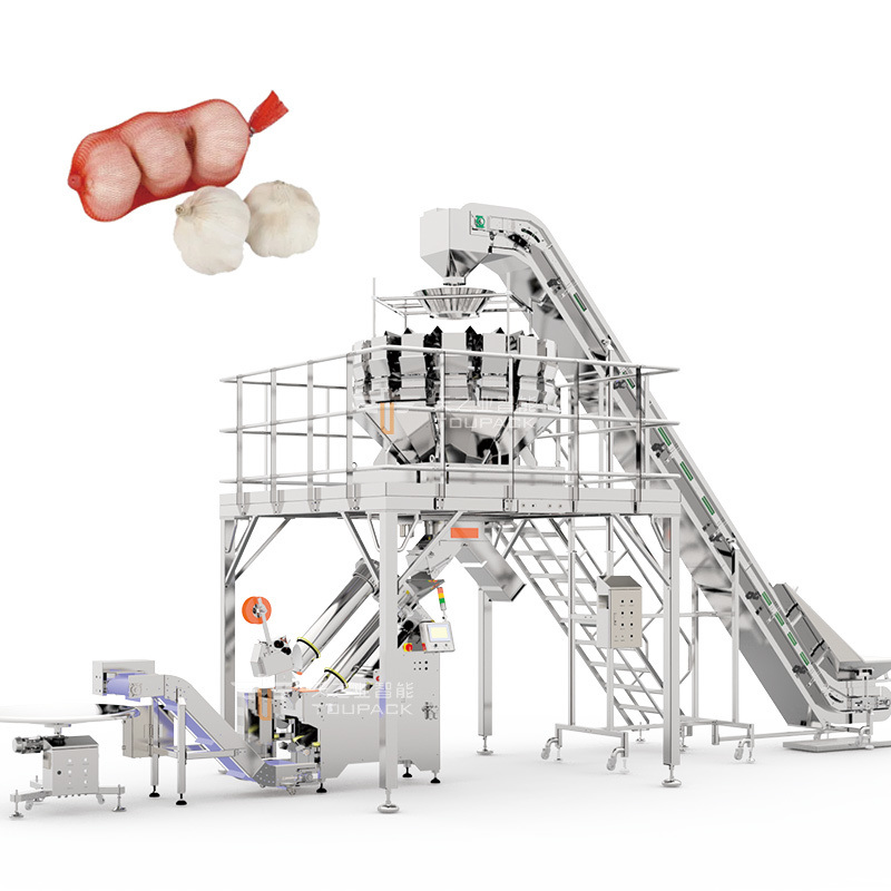 スーパーマーケット用自動ポテトネットバッグ包装機/生姜メッシュバッグ包装機/柑橘類フルーツメッシュバッグ包装機