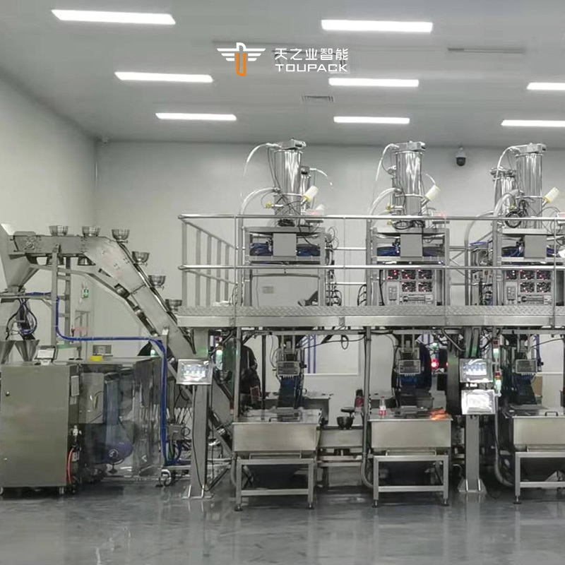 VFFS 1kg 2kg 5kg オートマティック 体重 飼料袋 包装 密封 機 鶏肉 飼料 梱包 機