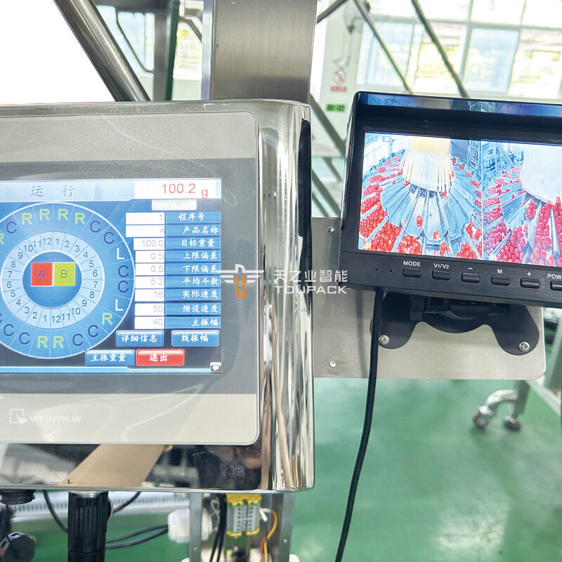 フルーツクラムシェル包装ライン自動果物計量および充填機ペットボックスフルーツ包装システム