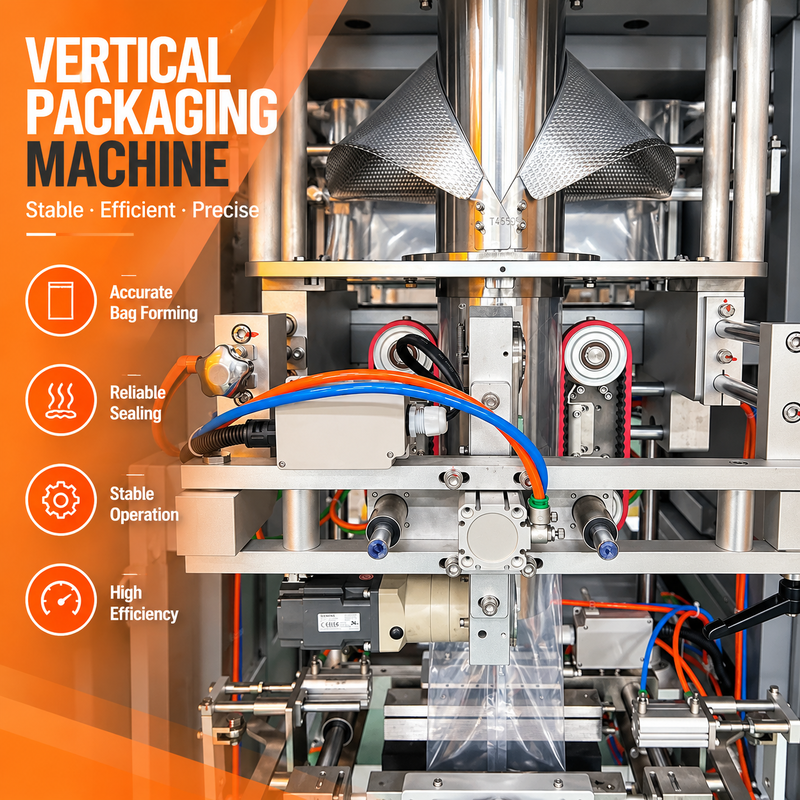 Automatic Powder Packaging Machine with Auger Filler for Flour, Milk Powder and Seasoning
