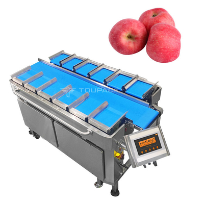 フルーツの組合せのスケール12のヘッド手の負荷の重量を量る機械の重量を量るナシApple