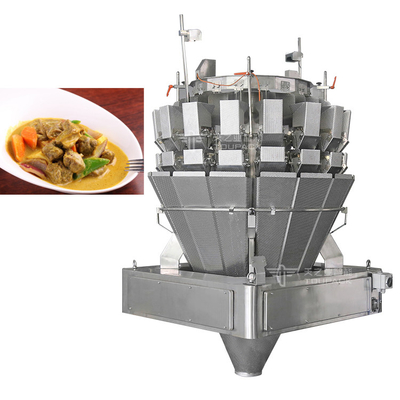 MCU 16 ヘッド スクリュー フィード マルチヘッド 計量器 プリメイド 食品 牛肉 カレー 新鮮肉