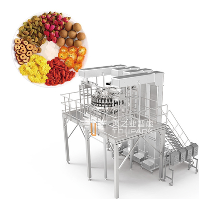 24/32 ヘッド 多頭 計量器 混合 脱水 ストロベリー 袋 詰め機 脱水 野菜 梱包機