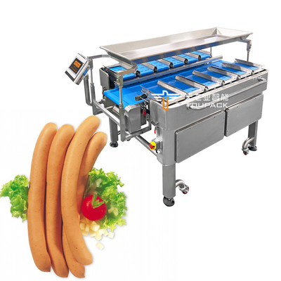 SUS304 純肉ソーセージベルトコンベア 多頭計