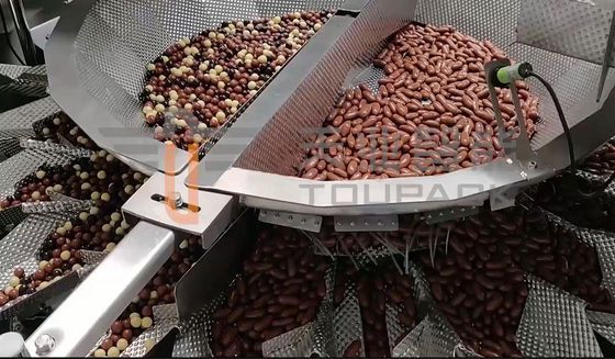 タッチ画面10インチのの130WPMチョコレート スケールのMultiheadの計重機