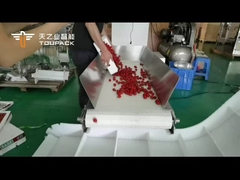 TOUPACKのフルーツのMultiheadの計重機のチェリーの重量を量り、包装機械線形満ちる生産ライン