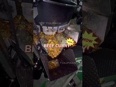 牛肉カレー用のスクリューマルチヘッド秤