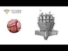 粘着性がある食糧食肉加工機械を満たす自動スクリュー給炭機の組合せの計重機