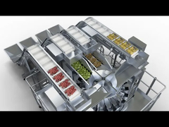 ドライフルーツ 4 in 1 混合製品 多頭型 計量器 梱包機